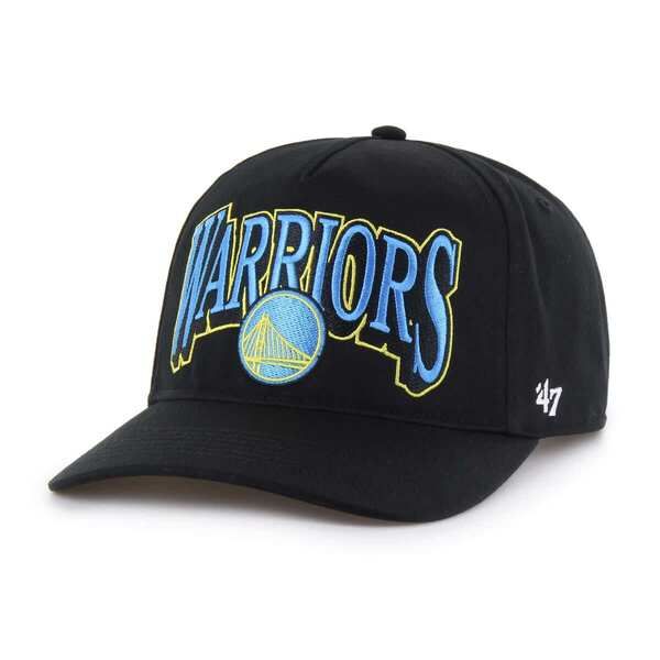 フォーティーセブン メンズ アクセサリー 帽子 Mens 47 Black Golden State Warriors Every Time Past Champs Hitch Adjustable