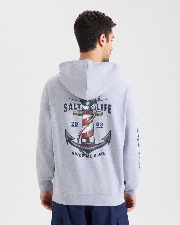 ソルトライフ メンズ アウター パーカー・スウェット Salt Life Guide Me Home Hoodie Athletic Heather ヘザー ソルトライフ メンズ アウター パーカー・スウェット Salt Life Guide Me Home Hoodie Athletic Heather ヘザー