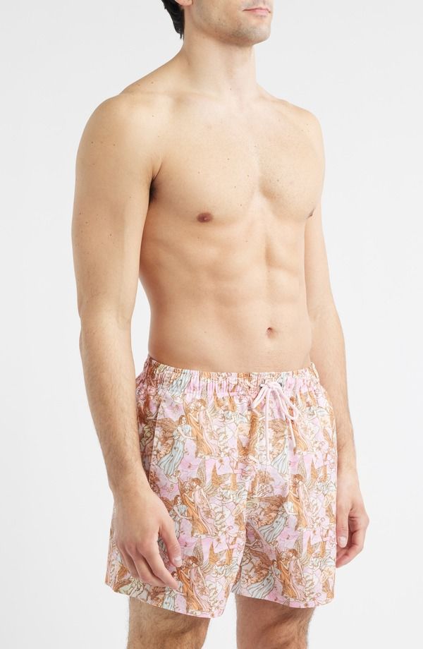 ボーディーズ メンズ 水着 ハーフパンツ・ショーツ フラワー柄 フラワー Boardies Floral Swim Trunks Pink ピンク