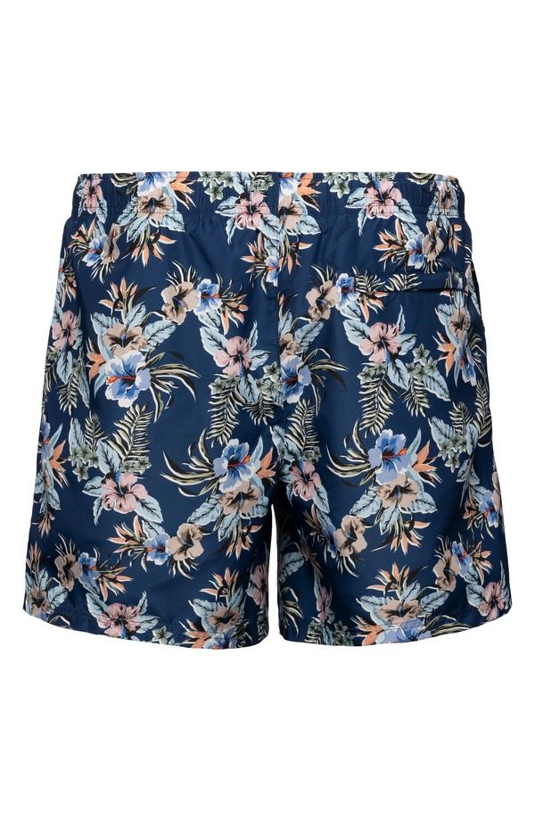 エトン メンズ 水着 ハーフパンツ・ショーツ フラワー柄 プリント フラワー Eton Floral Print Swim Trunks Blue ブルー