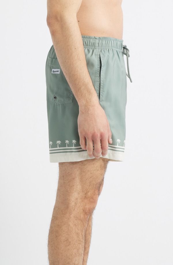 ボーディーズ メンズ 水着 ハーフパンツ・ショーツ プリント Boardies Palm Tree Print Swim Trunks Olive オリーブ