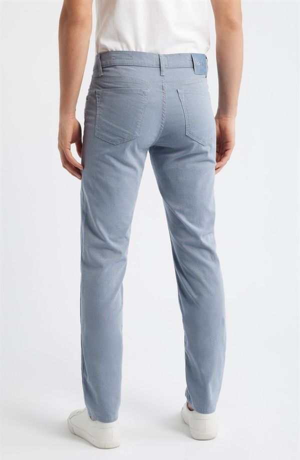 ブラックス メンズ ボトムス カジュアルパンツ Brax Chuck Tri Flex Fancy Modern Fit FivePocket Pantsmoke Blue スモーク