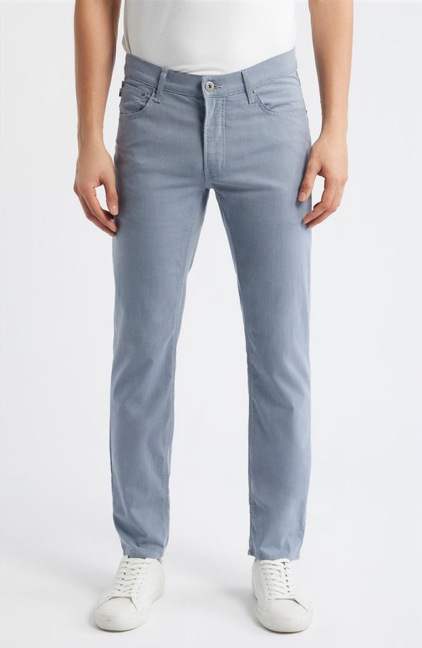 ブラックス メンズ ボトムス カジュアルパンツ Brax Chuck Tri Flex Fancy Modern Fit FivePocket Pantsmoke Blue スモーク
