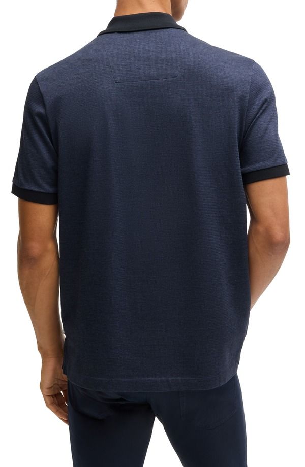 ボス メンズ トップス ポロシャツ コットン BOSS Parlay Cotton Piqu Polo Dark Blue ブルー ボス メンズ トップス ポロシャツ コットン BOSS Parlay Cotton Piqu Polo Dark Blue ブルー