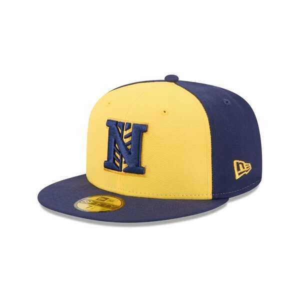 ニューエラ メンズ アクセサリー 帽子 MensNew Era Gold Nashville Sounds Theme Nights 59FIFTY Fitted Hat Gold ゴールド