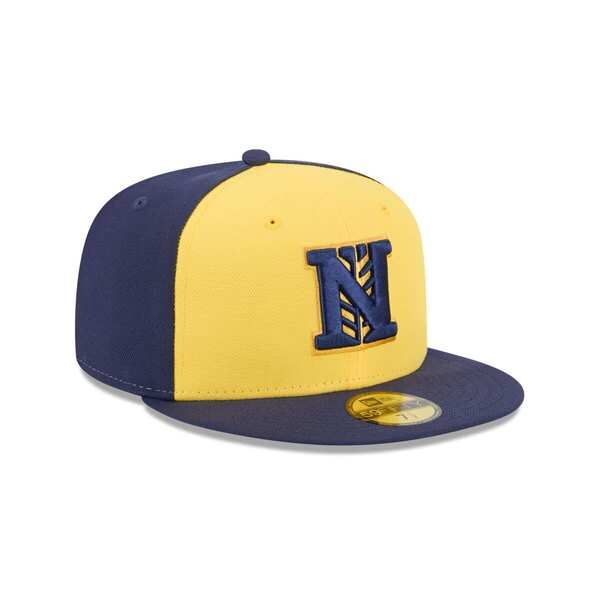 ニューエラ メンズ アクセサリー 帽子 MensNew Era Gold Nashville Sounds Theme Nights 59FIFTY Fitted Hat Gold ゴールド