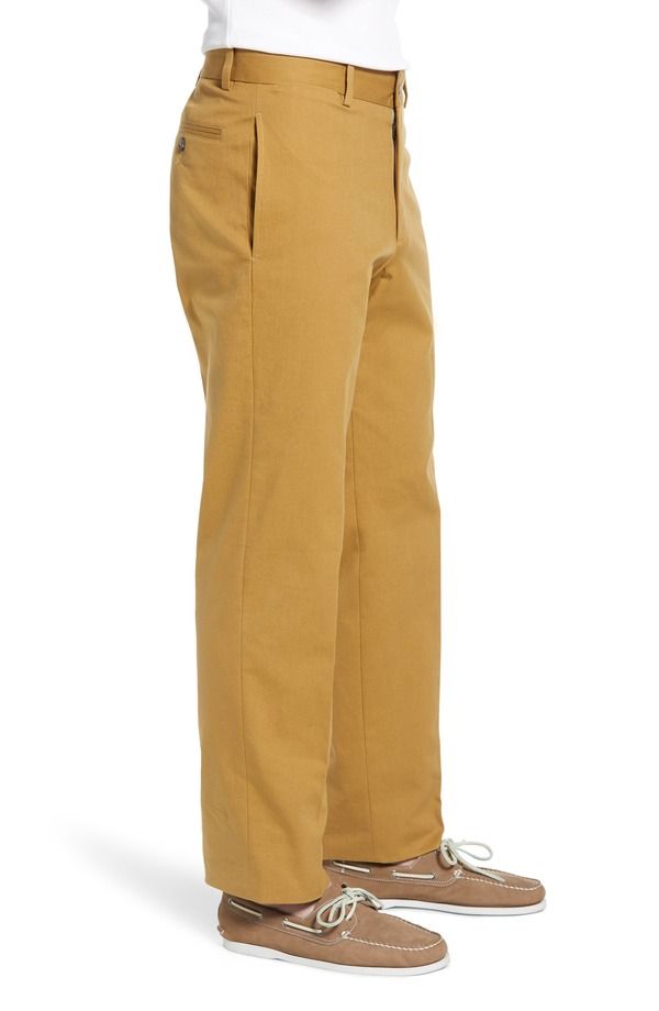 ベール メンズ ボトムス カジュアルパンツ Berle Charleston Khakis Flat Front Stretch Canvas Pants British Tan タン