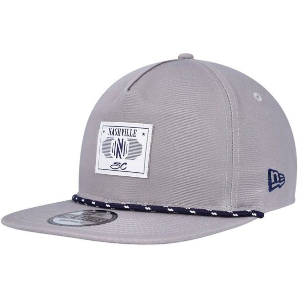 ニューエラ メンズ アクセサリー 帽子 Mens New Era Gray Nashville SC Patch Golfer Adjustable Hat Gray グレー