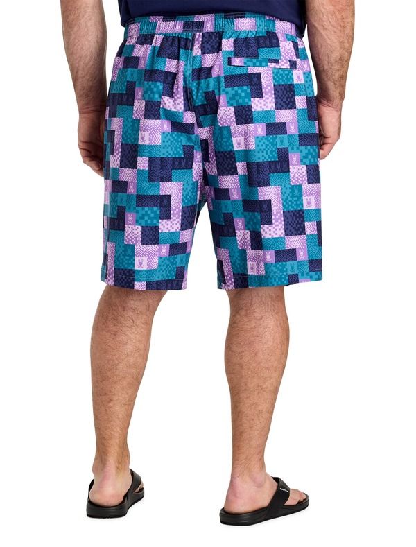 サイコバニー メンズ 水着 ハーフパンツ・ショーツ トール Psycho Bunny Big Tall Olivier All Over Bunny Swim Trunks Mallard Blue
