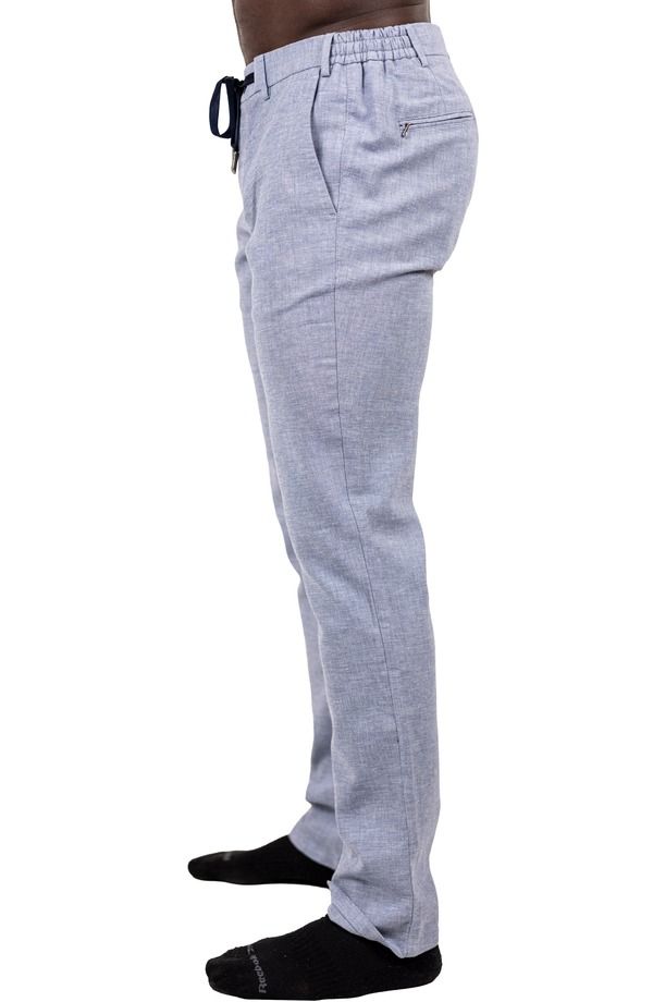 マセオ メンズ ボトムス カジュアルパンツ Maceoo Marthyr Tapered Leg Drawstring Pants Blue ブルー