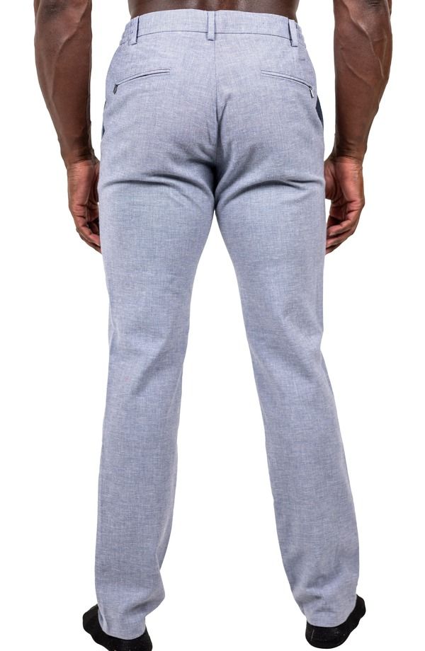 マセオ メンズ ボトムス カジュアルパンツ Maceoo Marthyr Tapered Leg Drawstring Pants Blue ブルー
