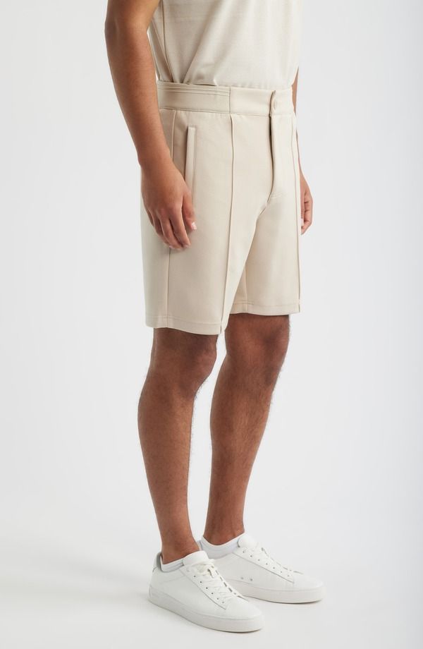 ブガッチ メンズ ボトムス ハーフパンツ・ショーツ ショートパンツ Bugatchi Softouch Pintuck Shorts Almond ブガッチ メンズ ボトムス ハーフパンツ・ショーツ ショートパンツ Bugatchi Softouch Pintuck Shorts Almond