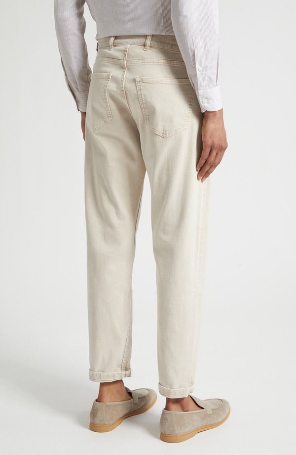 イレブンティ メンズ ボトムス デニムパンツ ストレート ジーンズ Eleventy Straight Leg Jeansand サンド