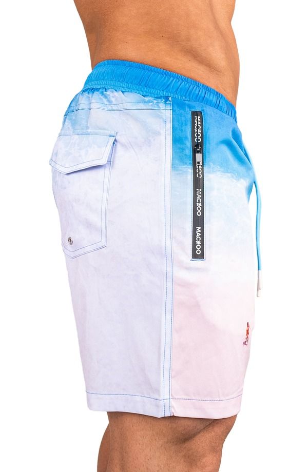 マセオ メンズ 水着 ハーフパンツ・ショーツ Maceoo Swim Lion Beach Swim Trunks Blue ブルー
