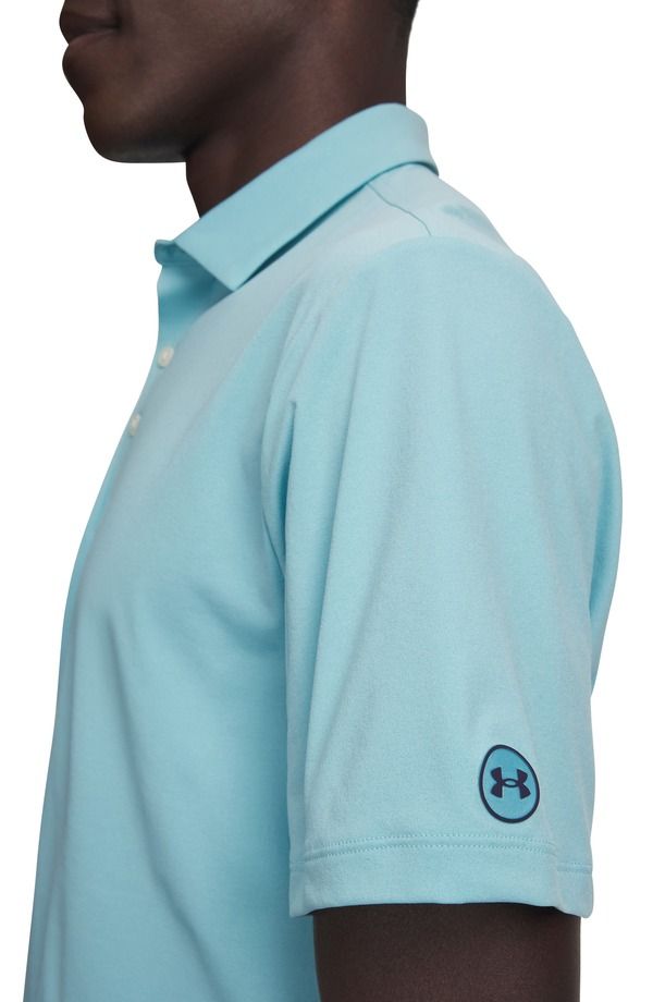 アンダーアーマー メンズ トップス ポロシャツ Under Armour UArmourDry Solid Performance Golf Polo Blue Haze ブルー