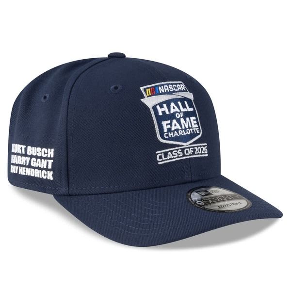 ニューエラ メンズ アクセサリー 帽子 Mens New Era Navy NASCAR Hall ofame Class of 2026 9SEVENTY Adjustable Hat Navy ネ