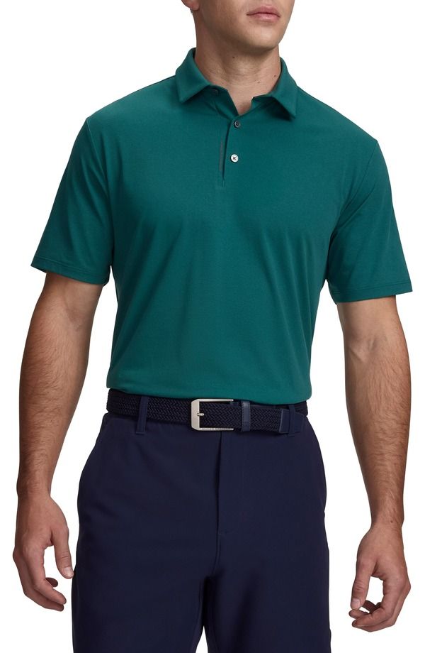 アンダーアーマー メンズ トップス ポロシャツ Under Armour UArmourDry Solid Performance Golf Polo Rack Green グリーン