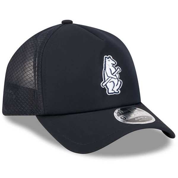 ニューエラ メンズ アクセサリー 帽子 Mens New Era Navy Chicago Cubs 2026 Batting Practice Alternate Apex 9FORTY Adjus