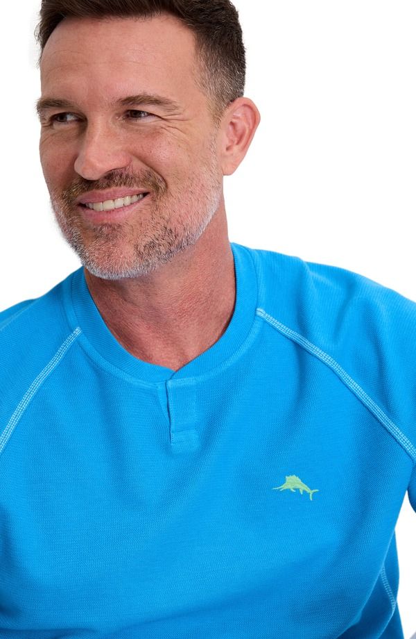 トッミーバハマ メンズ アウター パーカー・スウェット シャツ コットン Tommy Bahama Montego Bay Abaco Long Sleeve Cotton Lyocell Notch