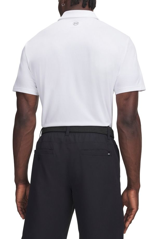 アンダーアーマー メンズ トップス ポロシャツ Under Armour UArmourDry Solid Performance Golf Polo White ホワイト