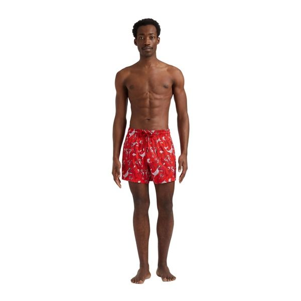 ヴィルブレクイン メンズ 水着 ハーフパンツ・ショーツ ショートパンツ Vilebrequin Men Stretch Short Swim Shorts Whales love Poppy Red