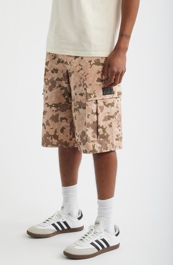 ビリオネアボーイズクラブ メンズ ボトムス カジュアルパンツ プリント ショートパンツ コットン Billionaire Boys Club Drill Camo Print Cotton Blend ビリオネアボーイズクラブ メンズ ボトムス カジュアルパンツ プリント ショートパンツ コットン Billionaire Boys Club Drill Camo Print Cotton Blend