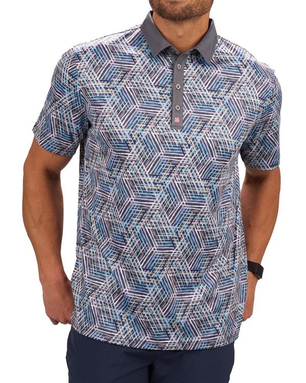 ブラックローバー メンズ トップス ポロシャツ Black Clover Lucky Lines Polo Multi マルチカラー