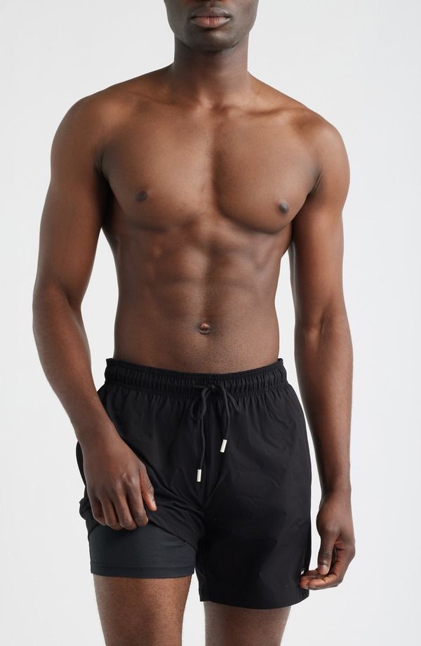 ボス メンズ 水着 ハーフパンツ・ショーツ BOSShark Swim Trunks Black ブラック