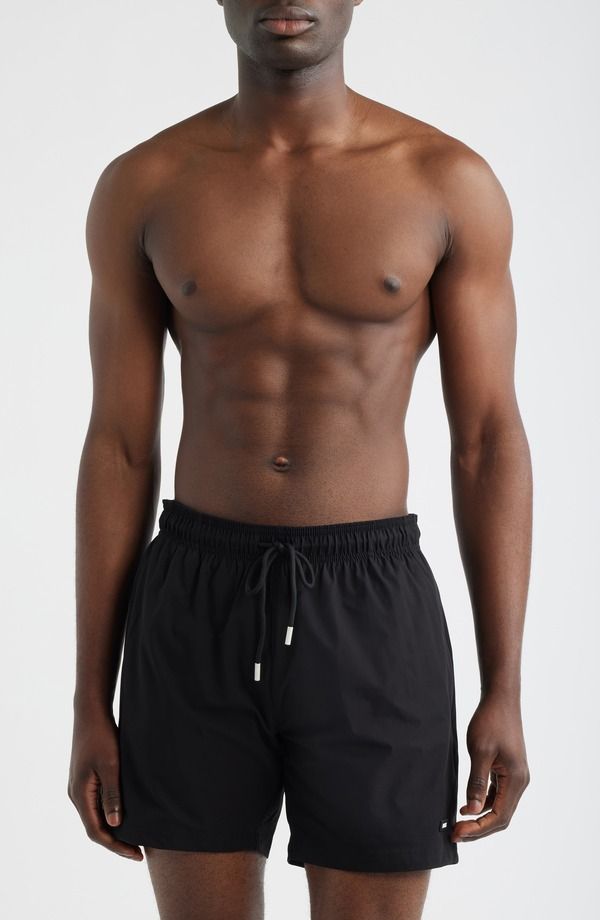 ボス メンズ 水着 ハーフパンツ・ショーツ BOSShark Swim Trunks Black ブラック