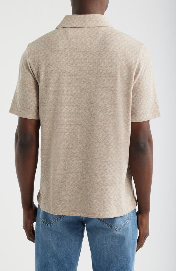 ジョンストンアンドマーフィー メンズ トップス ポロシャツ Johnston Murphy Basketweave Johnny Collar Polo Tan タン ジョンストンアンドマーフィー メンズ トップス ポロシャツ Johnston Murphy Basketweave Johnny Collar Polo Tan タン