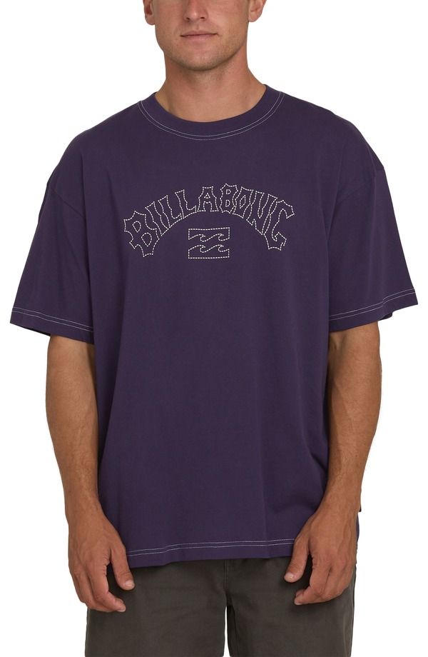 ビラボン メンズ トップス Tシャツ グラフィック Billabong Dash OGraphic TShirt Purple Velvet パープル