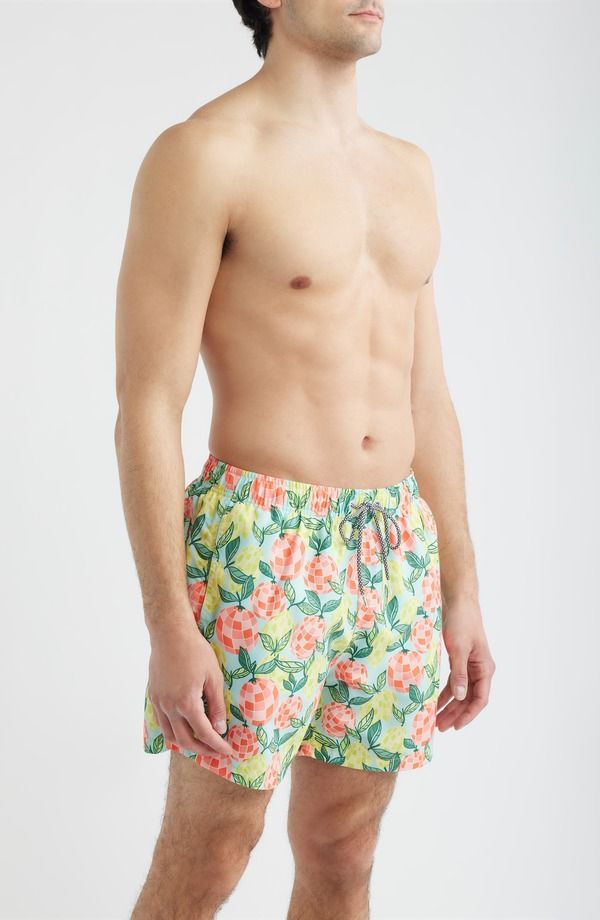 ボーディーズ メンズ 水着 ハーフパンツ・ショーツ プリント Boardies Citrus Disco Print Swim Trunks Multi マルチカラー