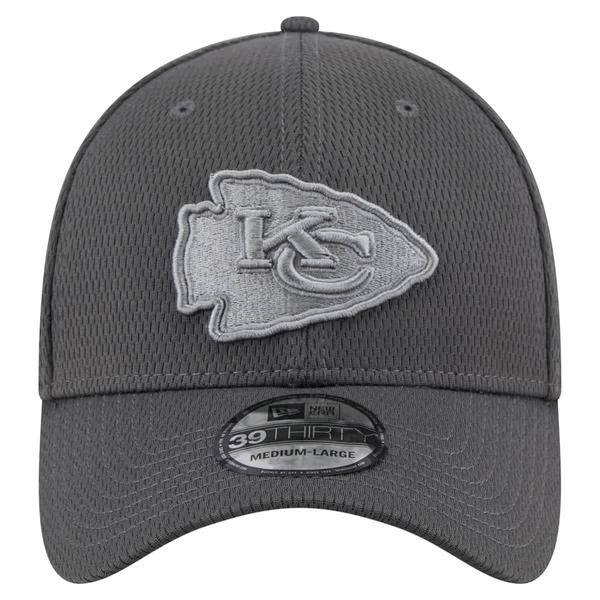 ニューエラ メンズ アクセサリー 帽子 Mens New Era Graphite Kansas City Chiefs Main 39THIRTY Flex Hat Graphite グラファイト