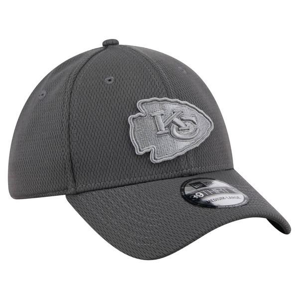 ニューエラ メンズ アクセサリー 帽子 Mens New Era Graphite Kansas City Chiefs Main 39THIRTY Flex Hat Graphite グラファイト