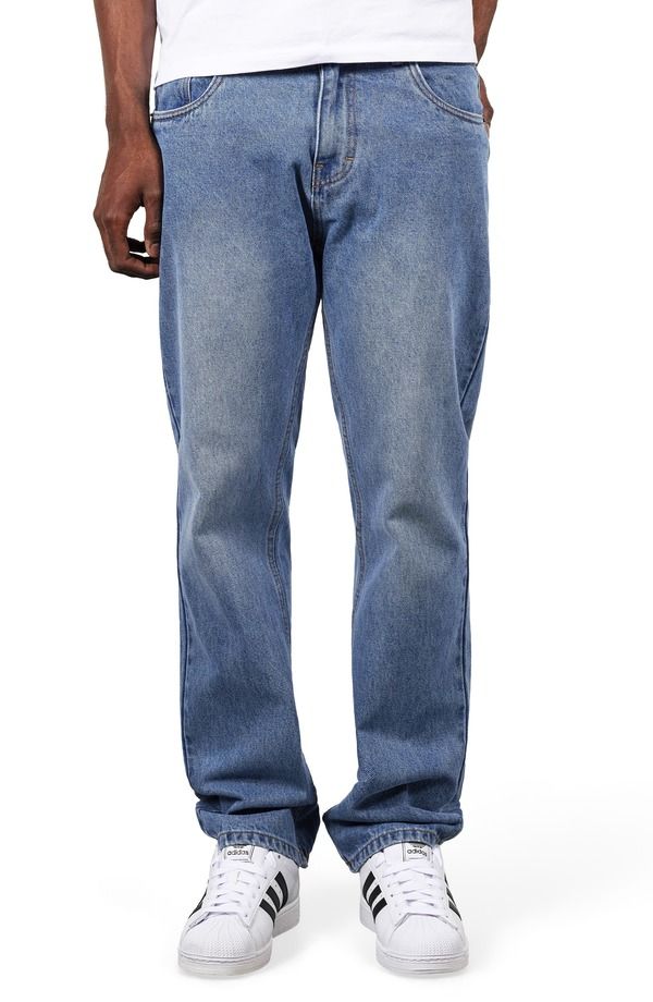 プレジャーズ メンズ ボトムス デニムパンツ ストレート ジーンズ PLEASURES X Zero Skateboards Rotten Straight Leg Jeans Indigo インディ