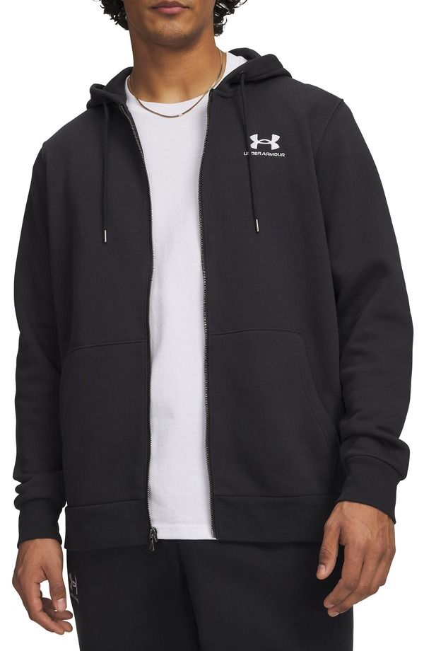アンダーアーマー メンズ アウター パーカー・スウェット フリース Under Armour Icon Fleece Zip Hoodie Black ブラック