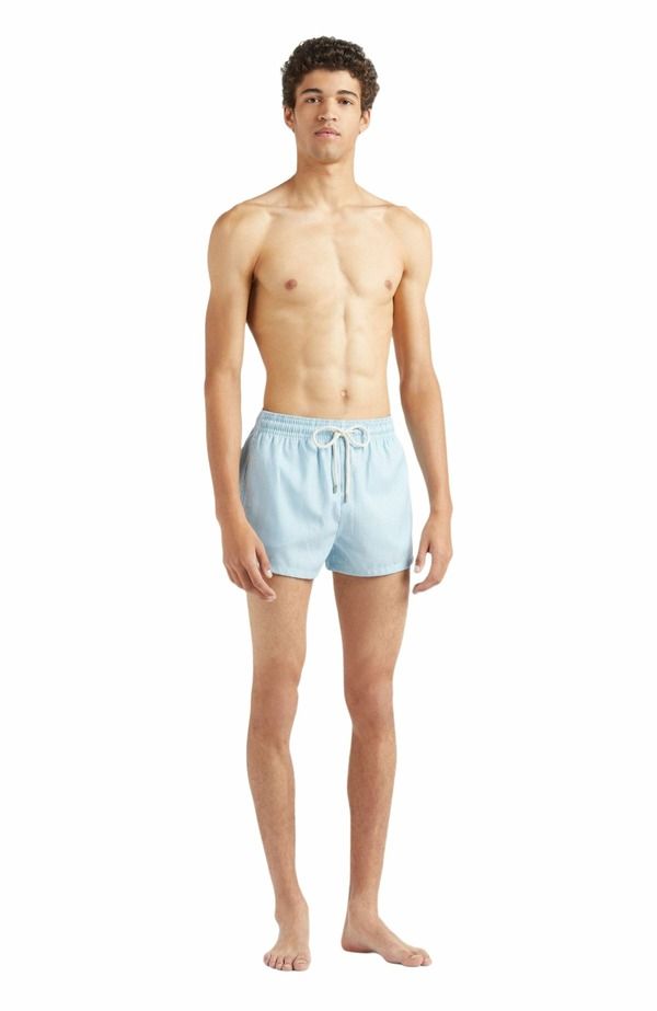 ヴィルブレクイン メンズ 水着 ハーフパンツ・ショーツ ウール ショートパンツ Vilebrequin Mens Micro Rayures Tailoring Wool Swim Shorts To