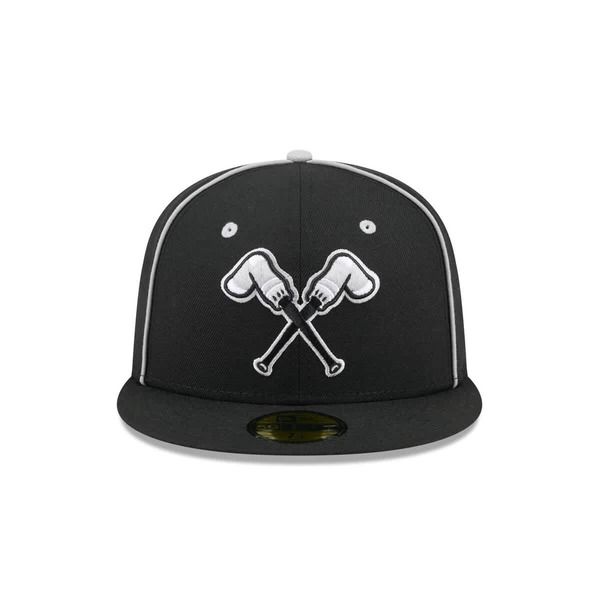 ニューエラ メンズ アクセサリー 帽子 MensNew Era Black Montgomery Biscuits Theme Nights 59FIFTY Fitted Hat Black ブラック ニューエラ メンズ アクセサリー 帽子 MensNew Era Black Montgomery Biscuits Theme Nights 59FIFTY Fitted Hat Black ブラック