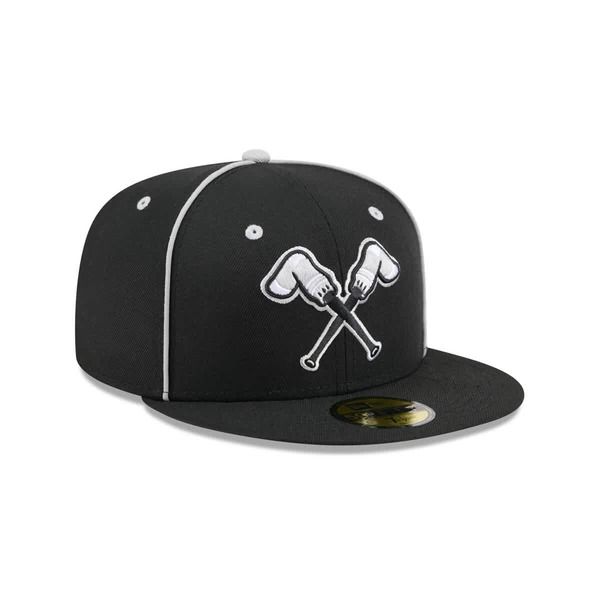 ニューエラ メンズ アクセサリー 帽子 MensNew Era Black Montgomery Biscuits Theme Nights 59FIFTY Fitted Hat Black ブラック ニューエラ メンズ アクセサリー 帽子 MensNew Era Black Montgomery Biscuits Theme Nights 59FIFTY Fitted Hat Black ブラック