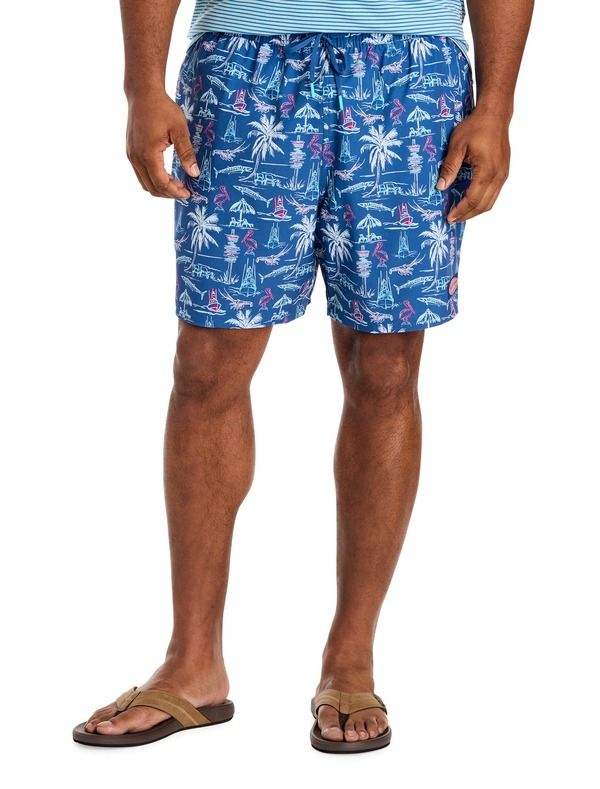 ヴァインヤードヴァインズ メンズ 水着 ハーフパンツ・ショーツ プリントール vineyard vines Big Tall Printed Chappy Swim Trunks Keys Moons