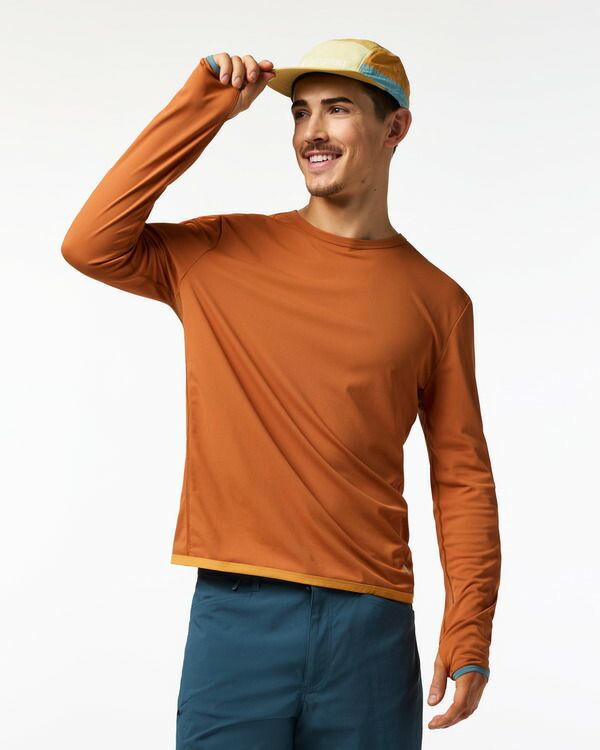 コートパクシー メンズ トップス シャツ 長袖 Cotopaxi Sombra LongSleeve Sun Shirt Mens Whiskey