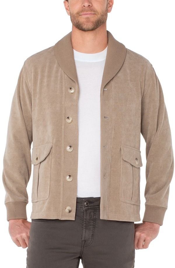 リヴァプール ロサンゼルス メンズ アウター パーカー・スウェット コーデュロイ ジャケット Liverpoolos Angeleshawl Collar Corduroy Jacketaupe トー