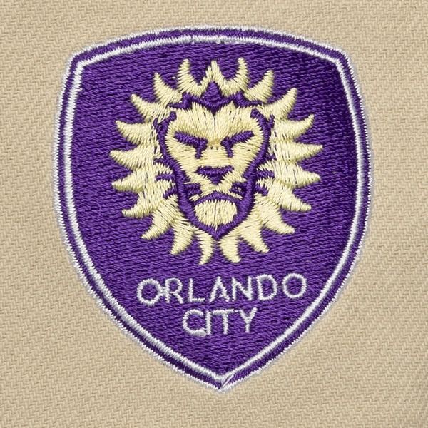 ミッチェルネス メンズ アクセサリー 帽子 ダウン Mens Mitchell Ness CreamPurple Orlando City SC Upside Down Pro Pinch Snapb