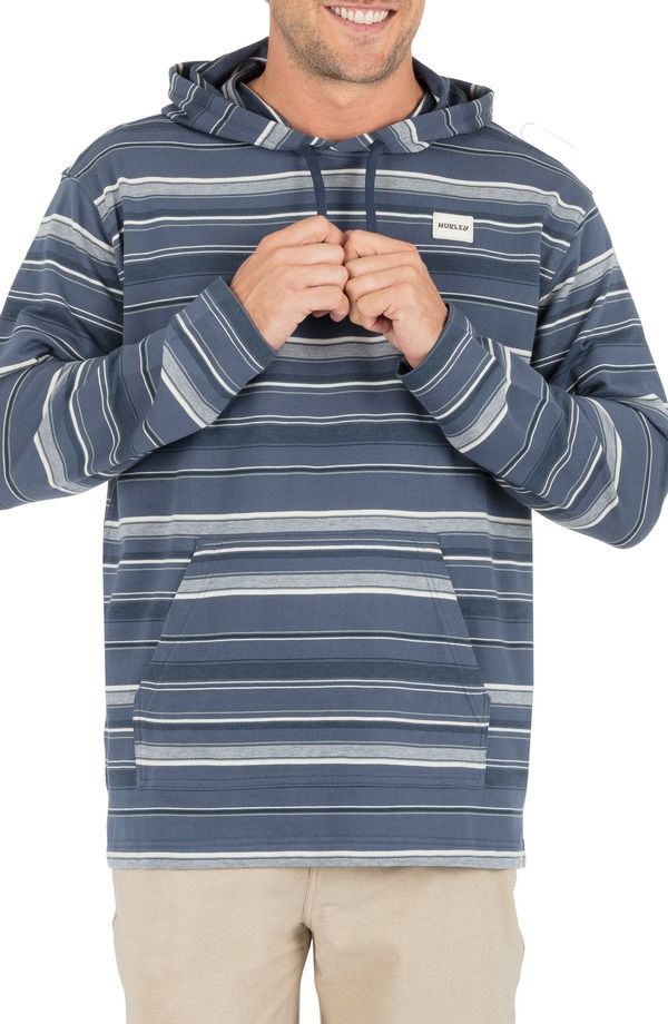 ハーレー メンズ アウター パーカー・スウェット Hurley OG Stripe Hooded Poncho Monsoon ストライプ