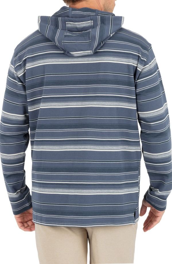 ハーレー メンズ アウター パーカー・スウェット Hurley OG Stripe Hooded Poncho Monsoon ストライプ
