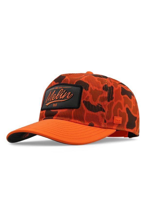 メリン メンズ アクセサリー 帽子 メッシュ Melin Odysea Mac Retro Hydro Unstructured Micromesh Snapback Hat Safety Orang