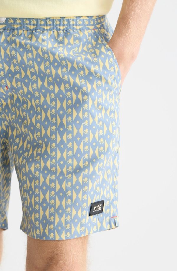 スコッチアンドソーダ メンズ ボトムス ハーフパンツ・ショーツ プリント Scotch Soda Geo Print Midlength Swim Trunks Cactustripe Infinit スコッチアンドソーダ メンズ ボトムス ハーフパンツ・ショーツ プリント Scotch Soda Geo Print Midlength Swim Trunks Cactustripe Infinit