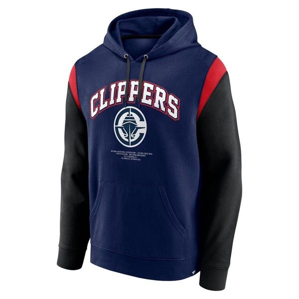 ファナティクス メンズ アウター パーカー・スウェット Mens Fanatics Navy LA Clipperscorer Pullover Hoodie Navy ネイビー