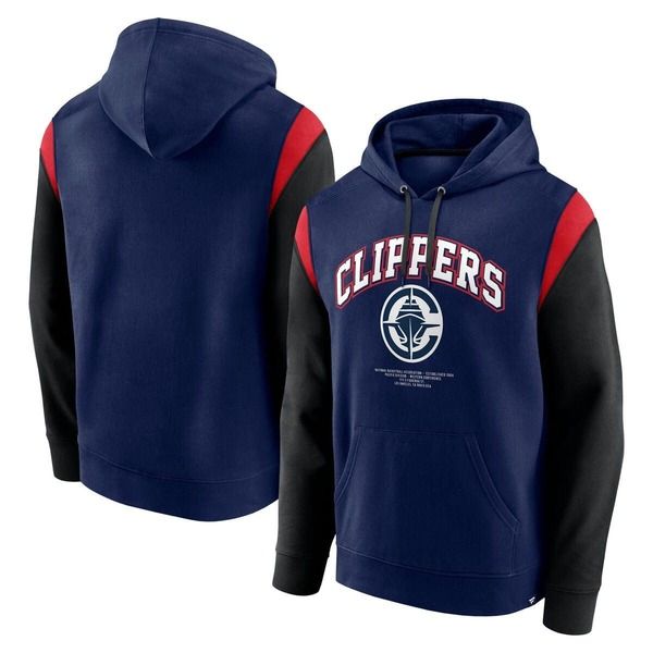 ファナティクス メンズ アウター パーカー・スウェット Mens Fanatics Navy LA Clipperscorer Pullover Hoodie Navy ネイビー