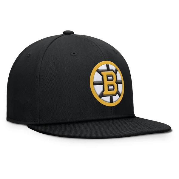 ファナティクス メンズ アクセサリー 帽子 ロゴ Mens Fanatics Black Boston Bruins Primary Logo Snapback Hat Black ブラック ファナティクス メンズ アクセサリー 帽子 ロゴ Mens Fanatics Black Boston Bruins Primary Logo Snapback Hat Black ブラック